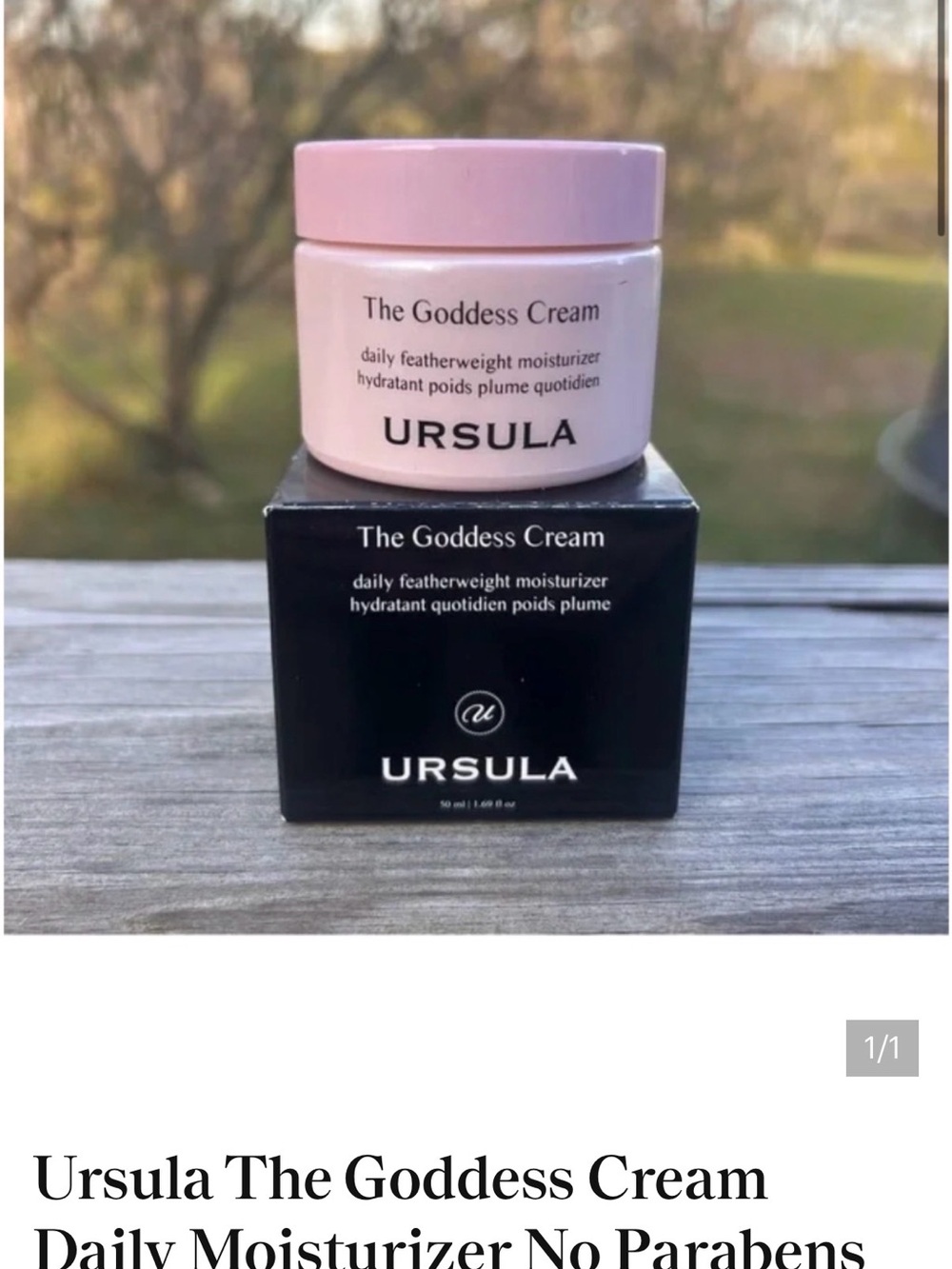 Ursula The Goddess Cream - Daily Featherweight Moisturizer (Pink)